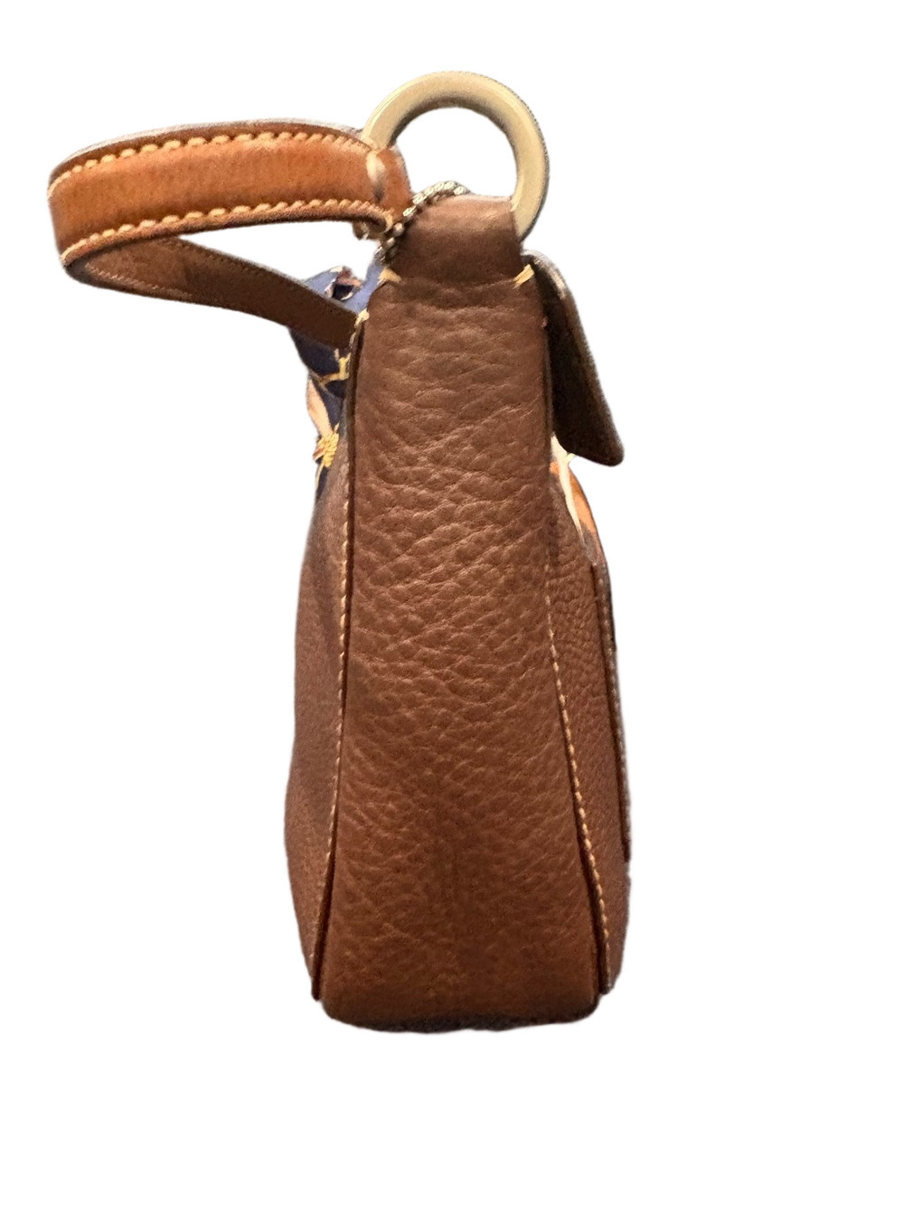 Coach Chelsea Pebbled Leather Shoulder Bag Brown Hobo Purse F10890 EUC - Picture 3 of 16